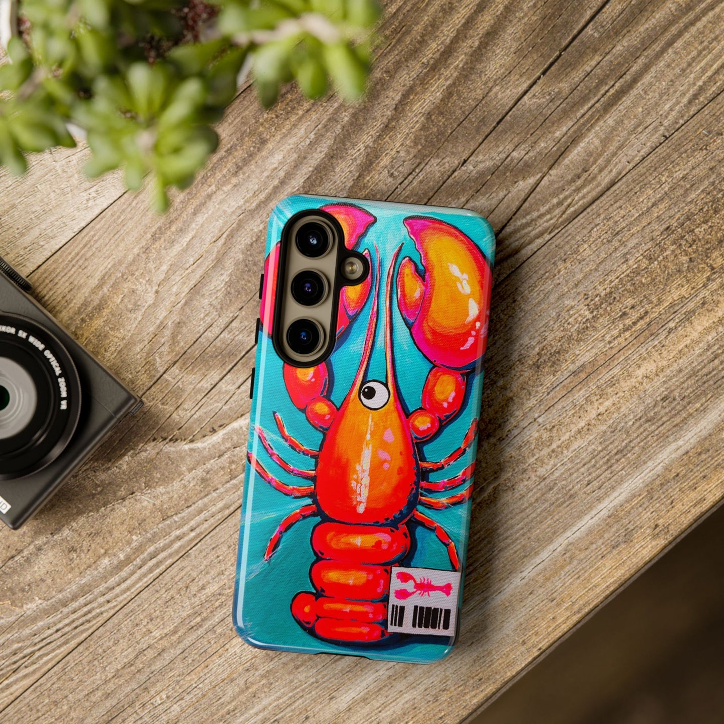 Neon Lobster Tough Phone Case