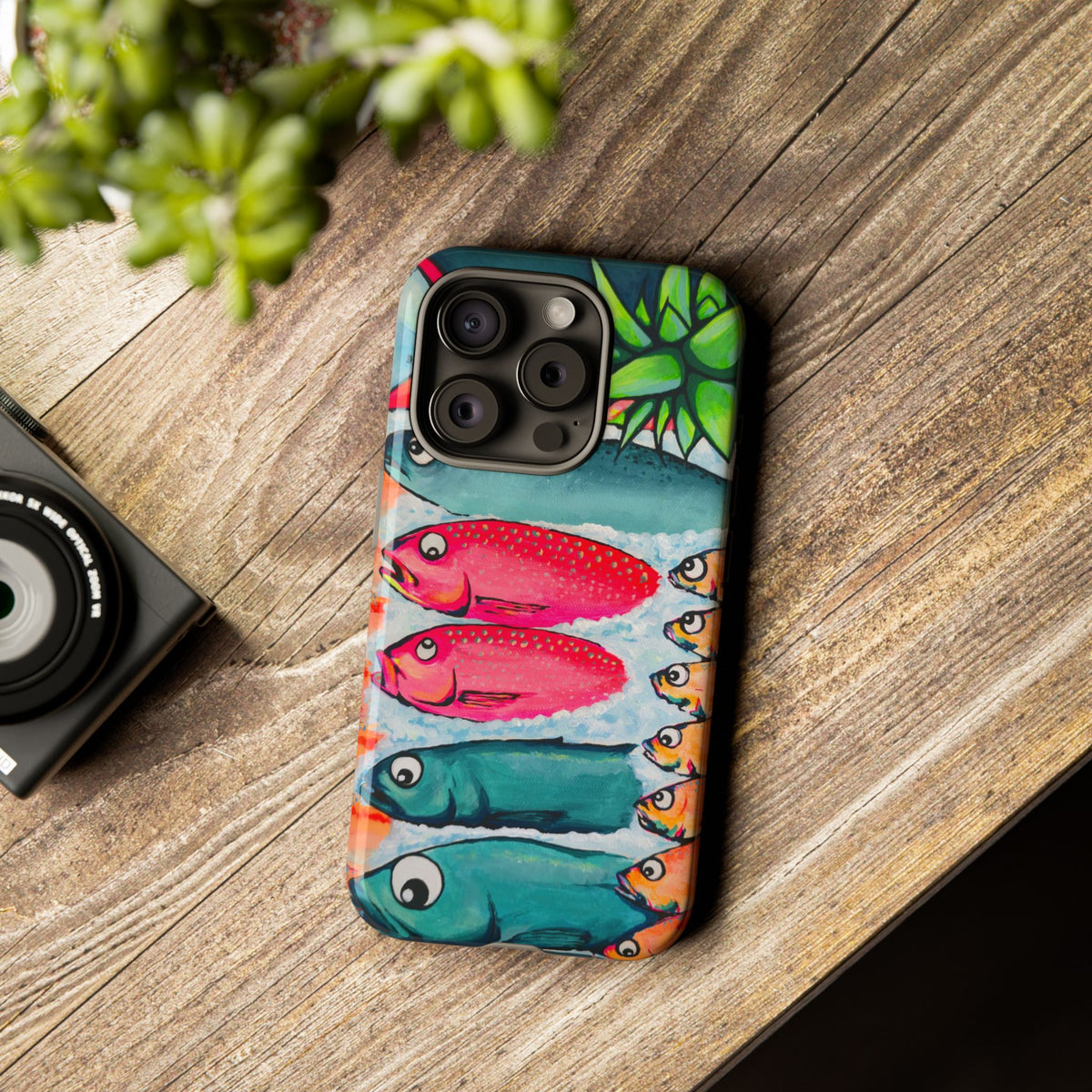 Neon Cabo Fish Market Tough Phone Case
