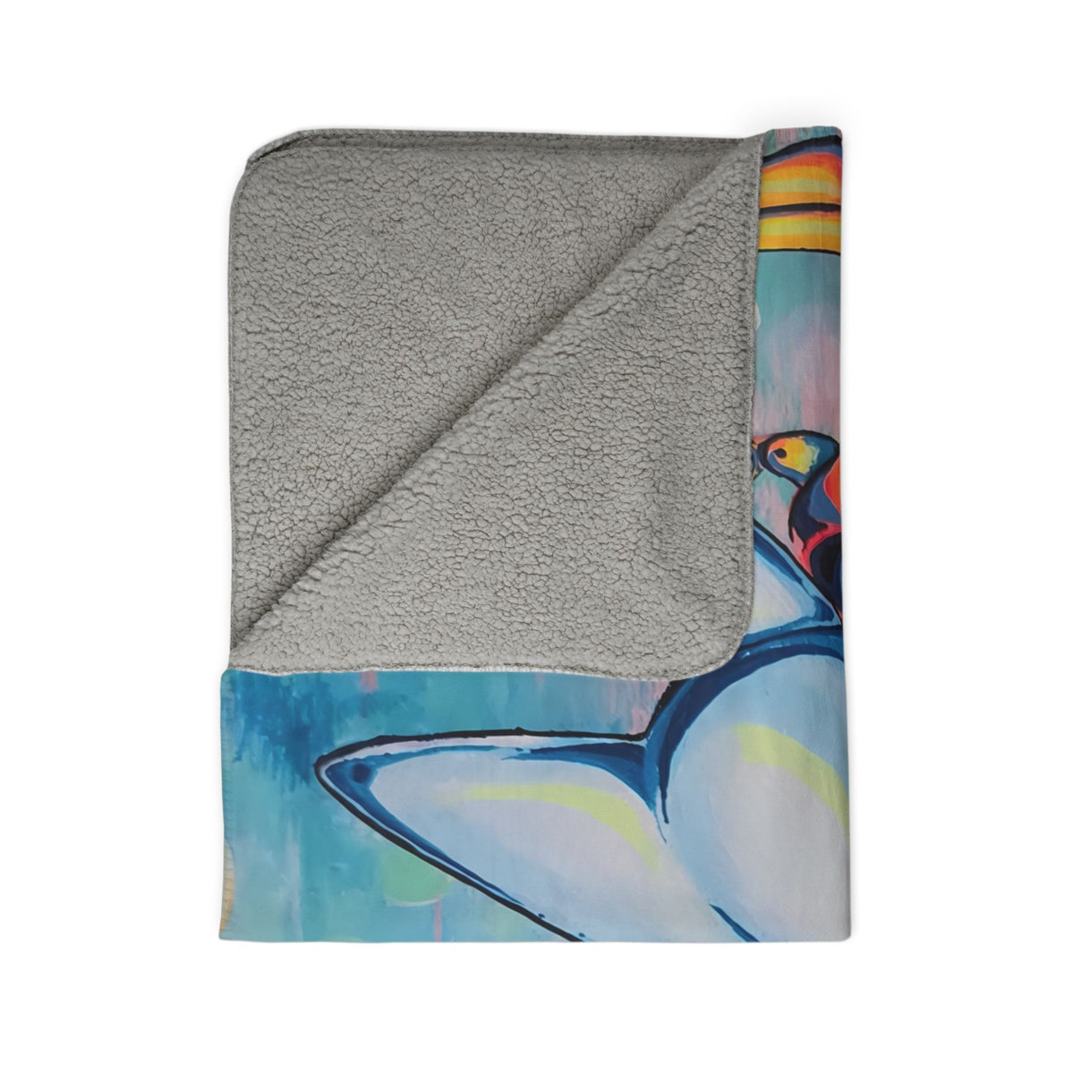 Cyclops Crab Fleece Sherpa Blanket