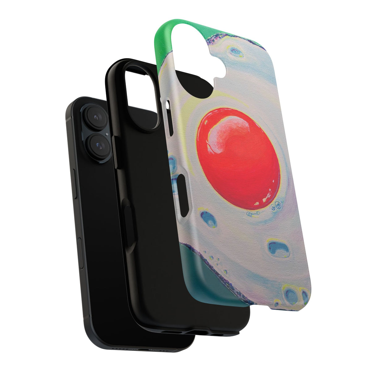 Neon Fried Egg Tough Phone Case
