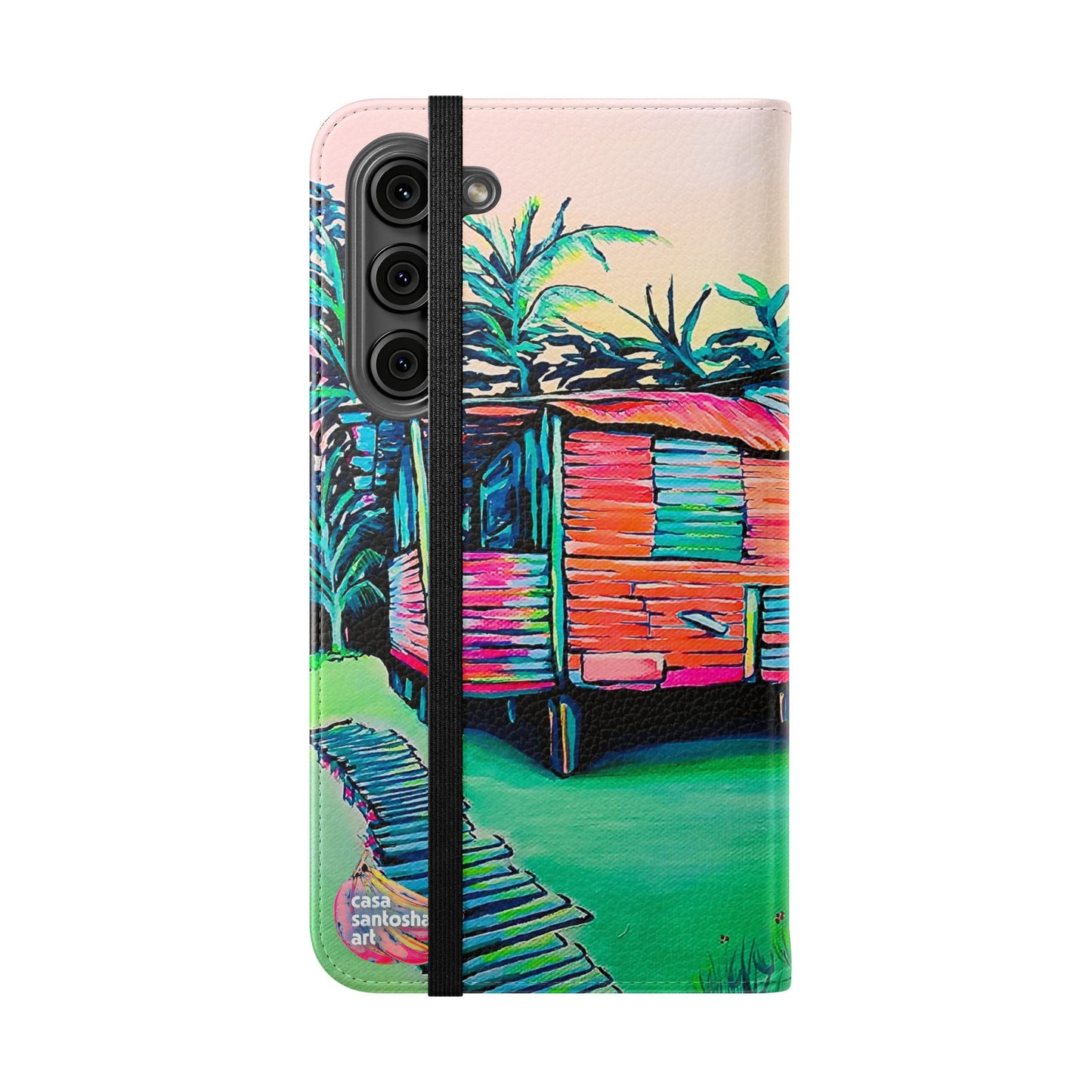 Luis Russell House Bocas Flip Phone Case – Wallet Cover with Card Slots
