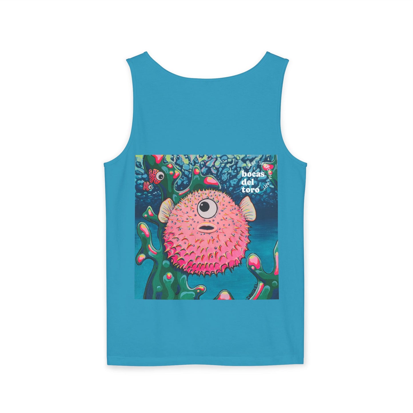 Unisex Cyclops Pufferfish Tank Top - Perfect for Summer Vibes
