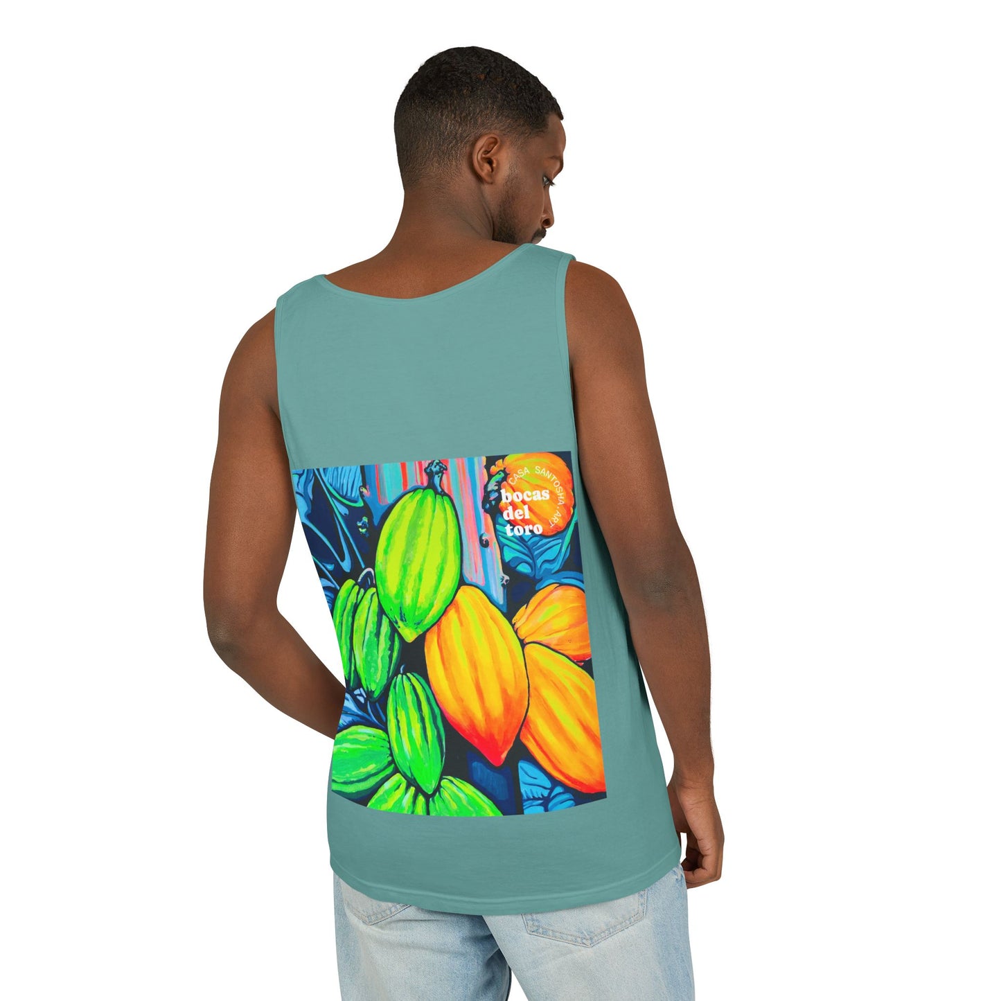 Unisex Neon Cacao Tank Top - Perfect for Summer Vibes