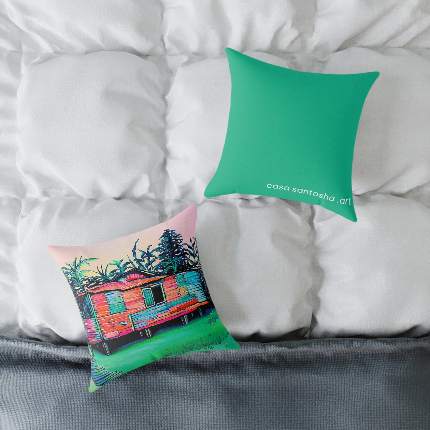 Luis Russell House Bocas Art Canvas Decorative Pillow
