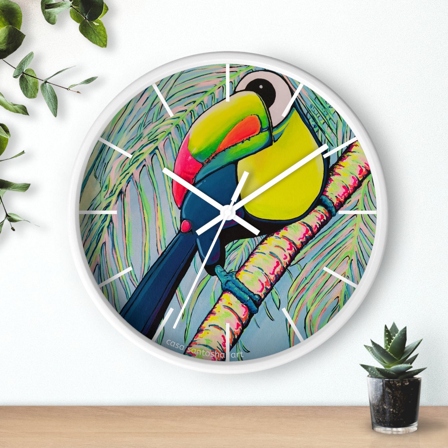 Cyclops Toucan Pop Art Wall Clock
