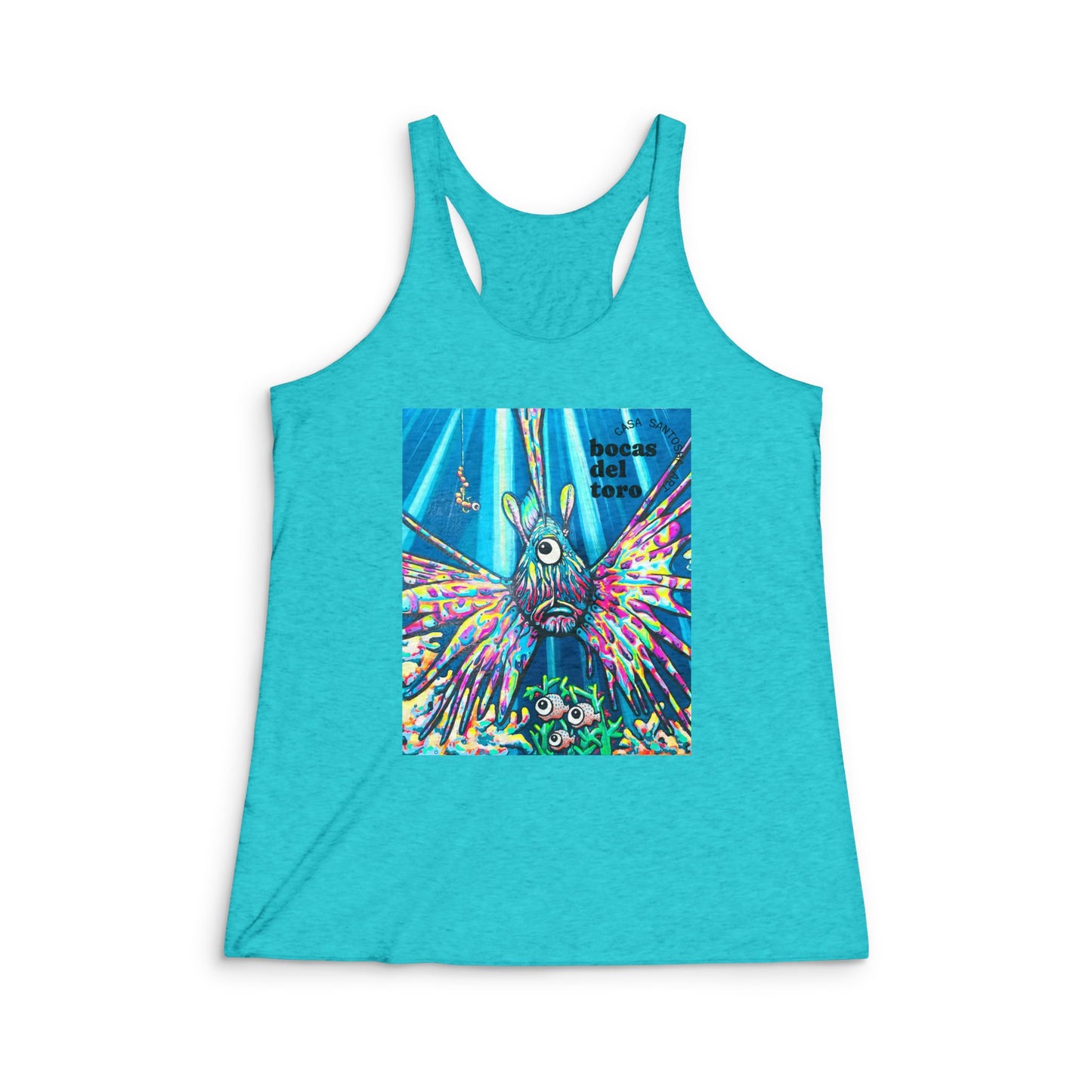 Women's Cyclops Lionfish Graphic Racerback Tank