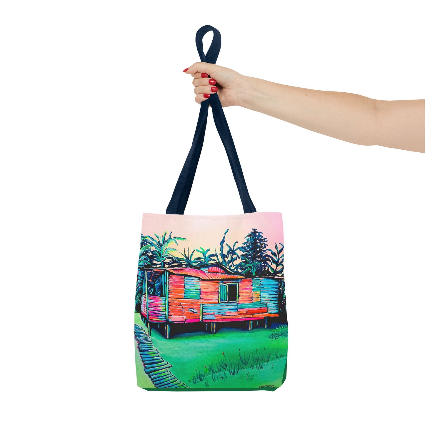 Premium Luis Russell House Bocas Tote Bag, Original Artist Design, Reusable Shopping Tote, Eco-Friendly