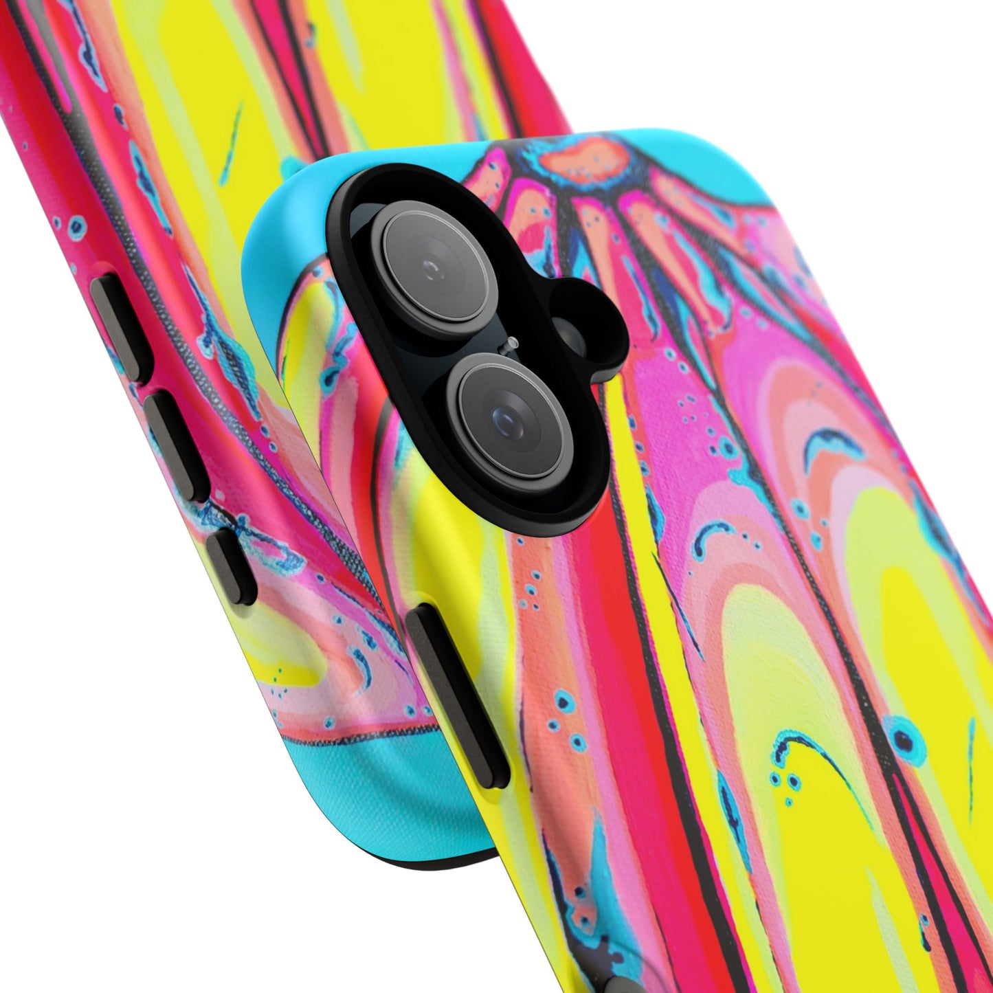 Neon Fat Bananas Tough Phone Case