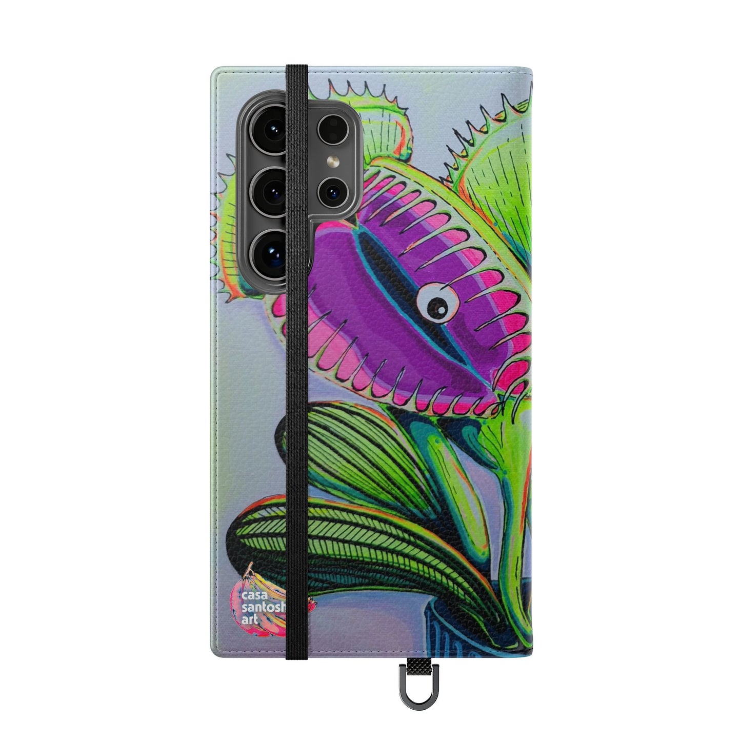 Cyclops Venus Fly Trap Flip Phone Case – Wallet Cover with Card Slots