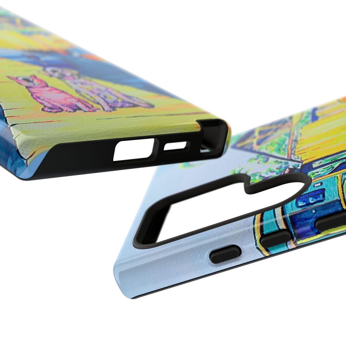 Cyclops Cat and Dog in Bocas Tough Phone Case