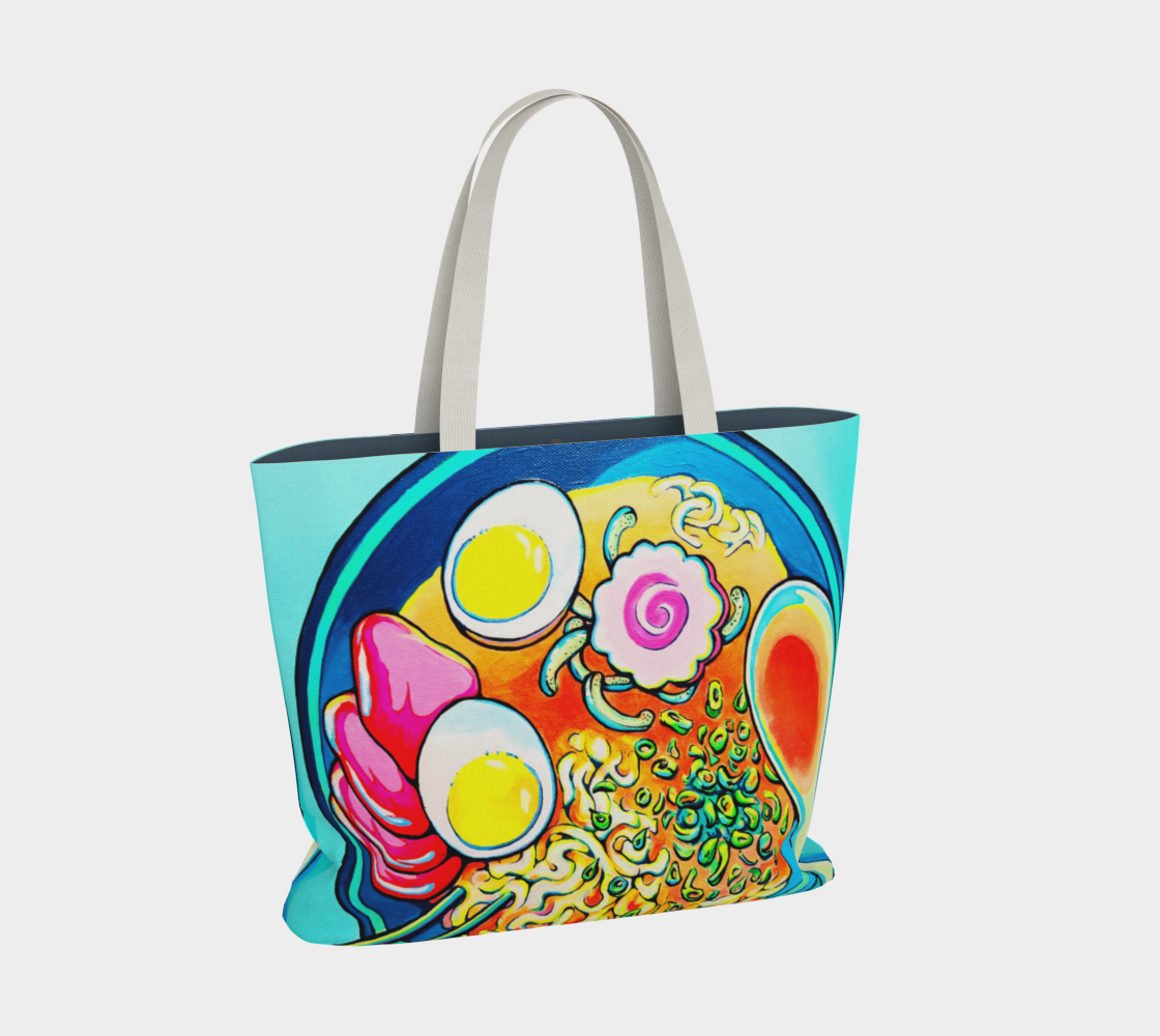 Neon Ramen Market Tote