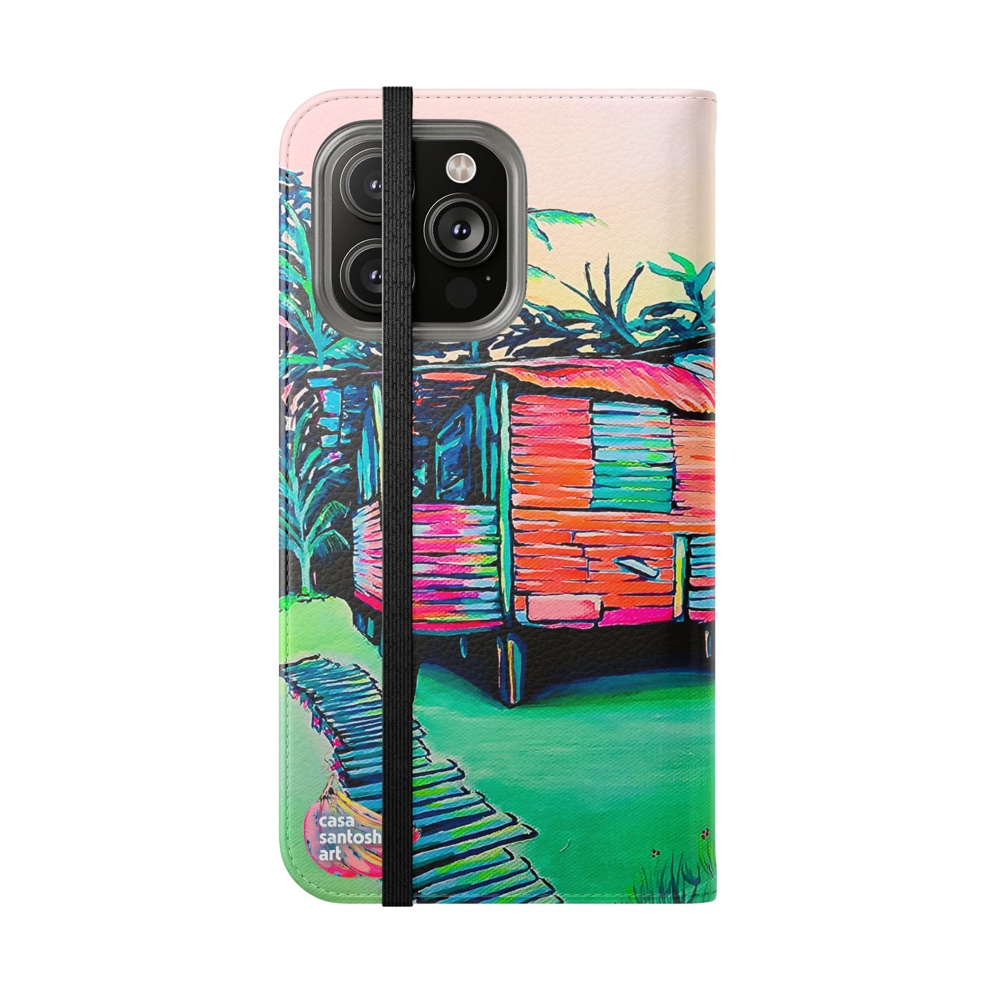 Luis Russell House Bocas Flip Phone Case – Wallet Cover with Card Slots