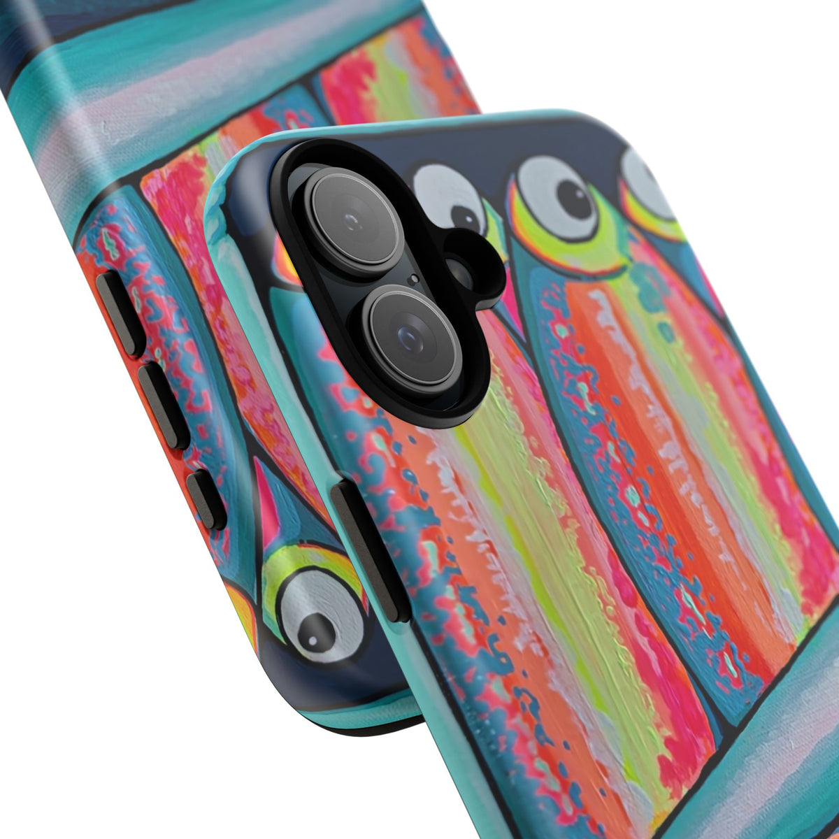 Neon Sardines Tough Phone Case