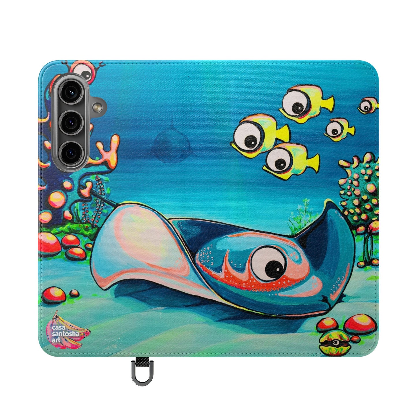 Cyclops Stingray Flip Phone Case – Wallet Cover with Card Slots
