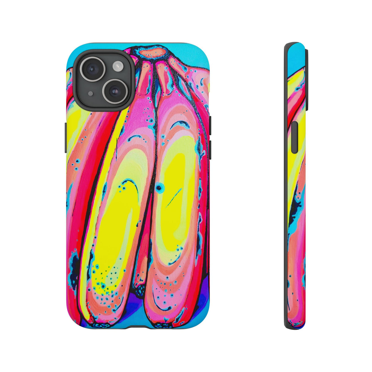 Neon Fat Bananas Tough Phone Case