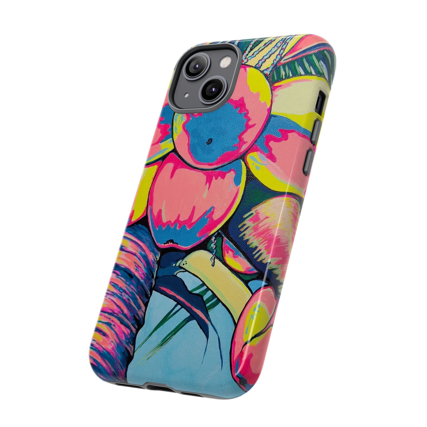 Neon Coconuts Tough Phone Case