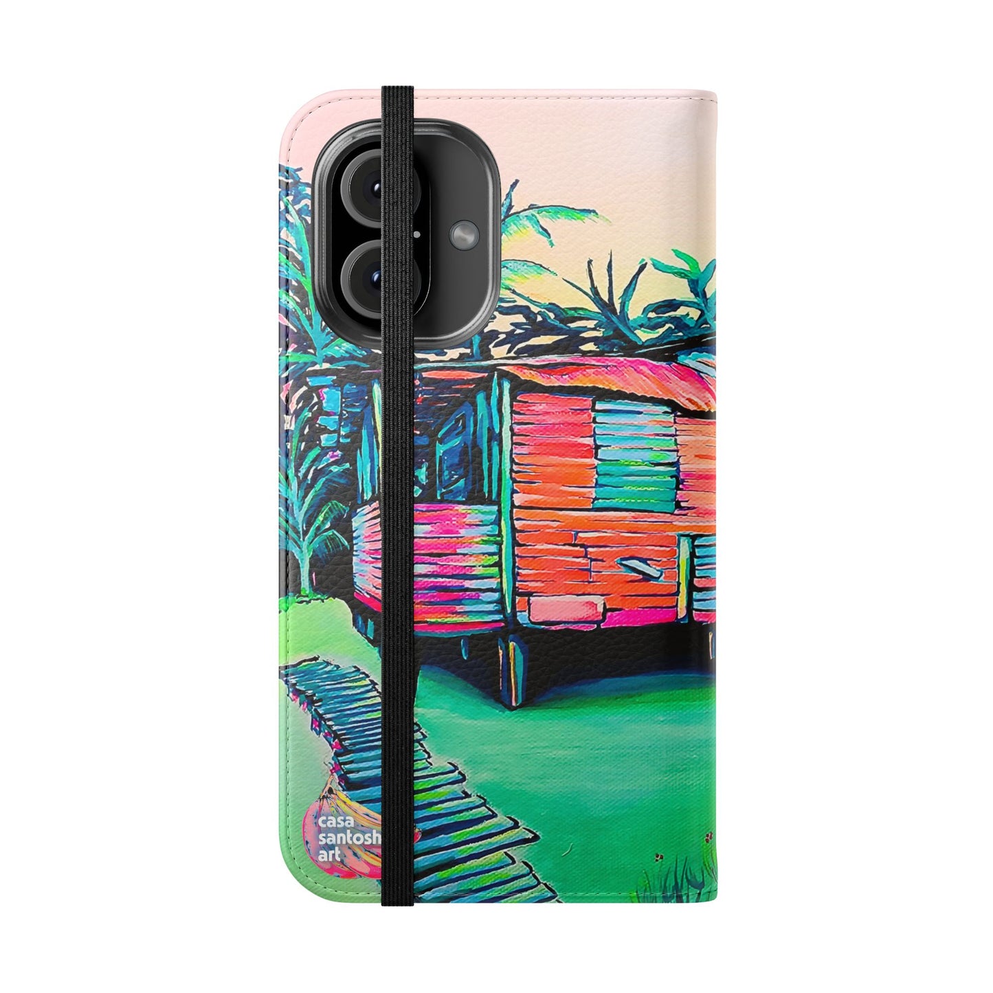Luis Russell House Bocas Flip Phone Case – Wallet Cover with Card Slots
