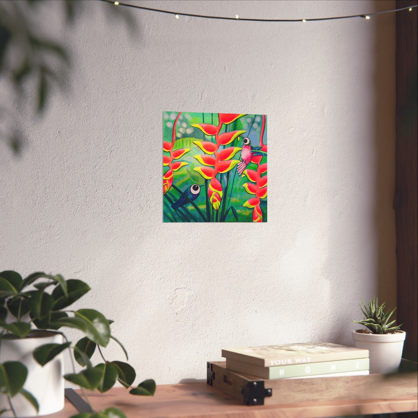 Cyclops Hummingbirds Giclée Art Poster