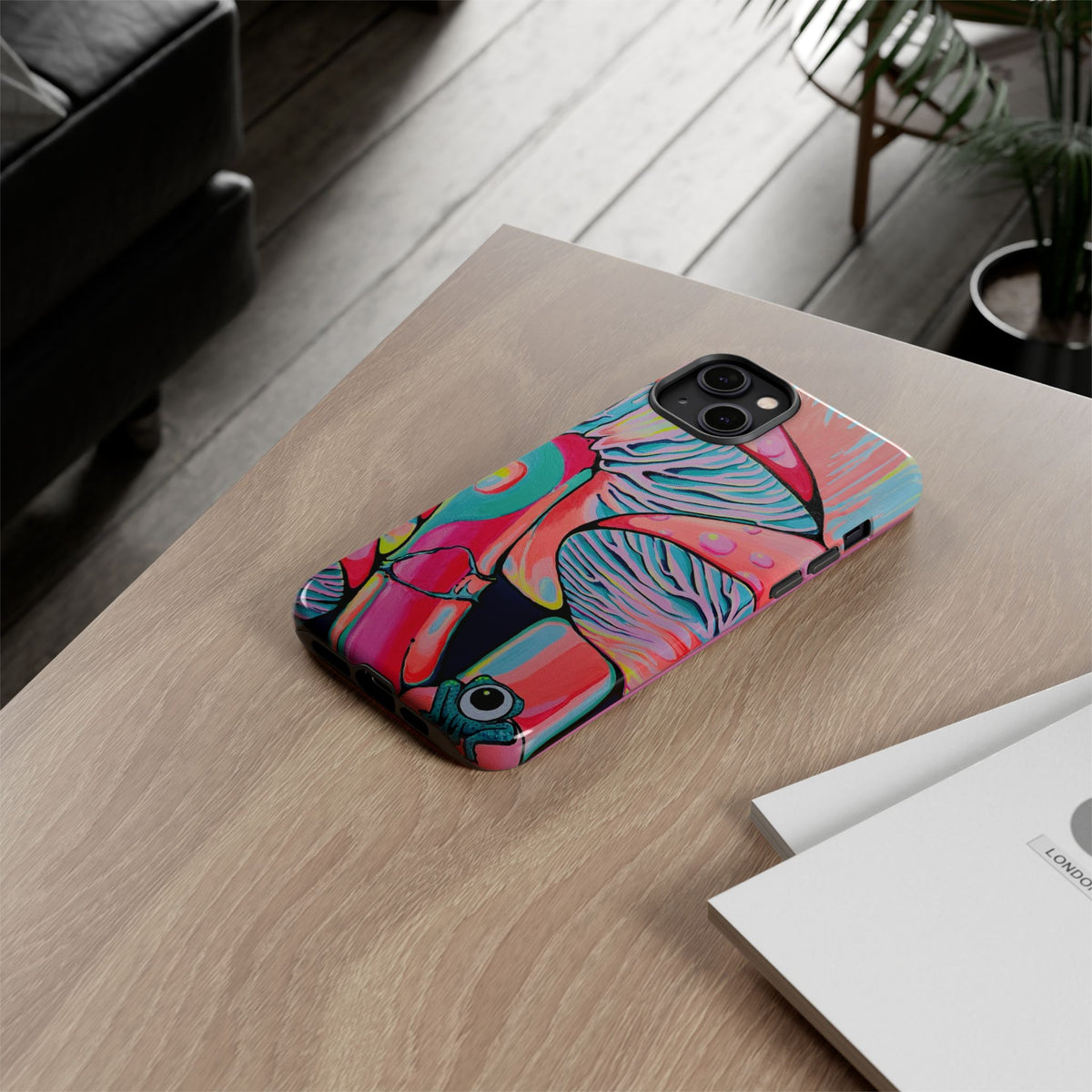 Coque de téléphone résistante Trippy Mushrooms