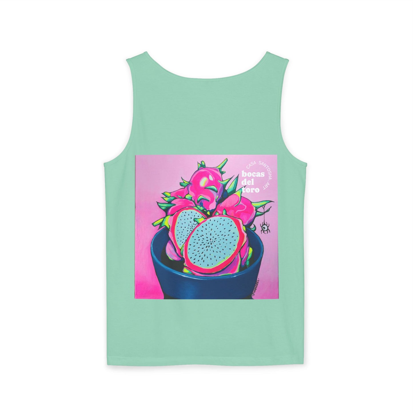 Unisex Neon Pink Dragon Fruit Tank Top - Perfect for Summer Vibes