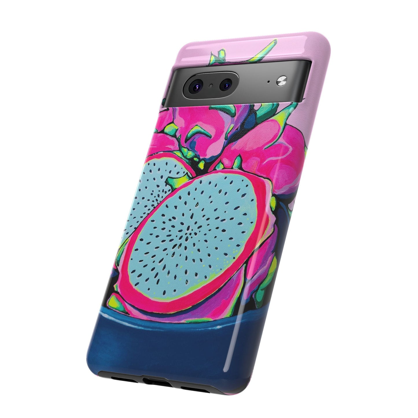 Neon Pink Dragon Fruit Tough Phone Case
