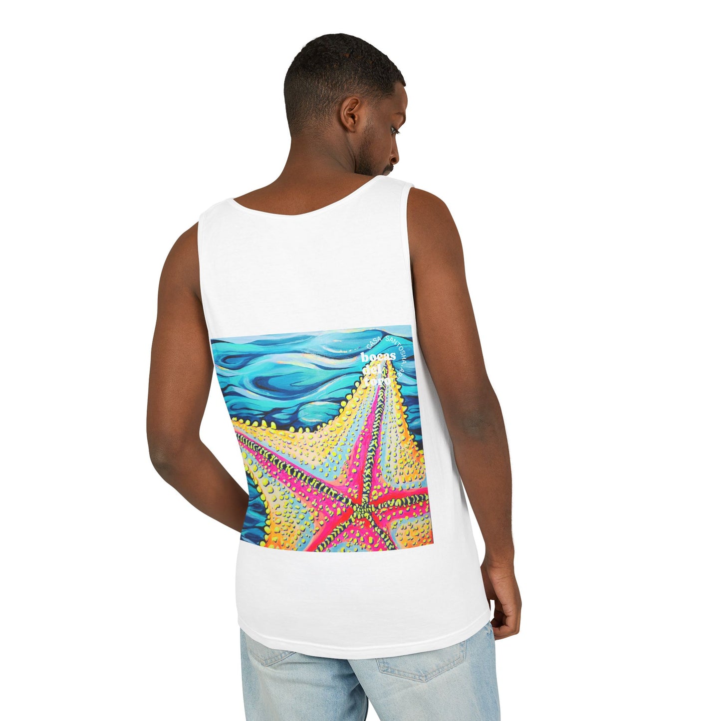 Unisex Starfish Beach Bocas Tank Top - Perfect for Summer Vibes
