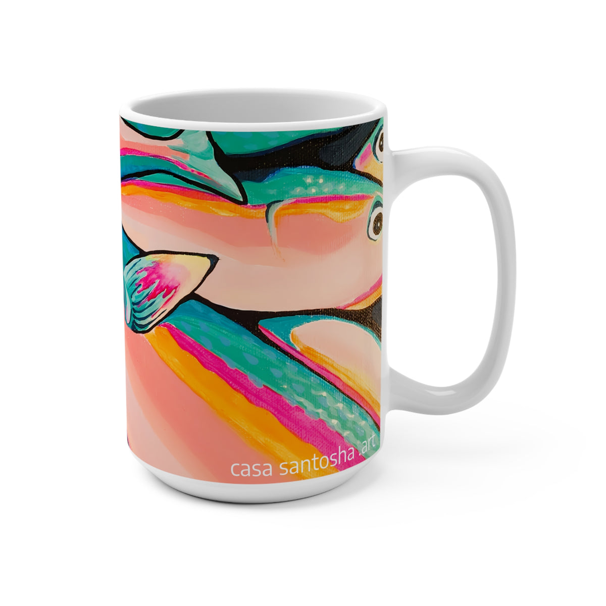 Neon Fish Mug