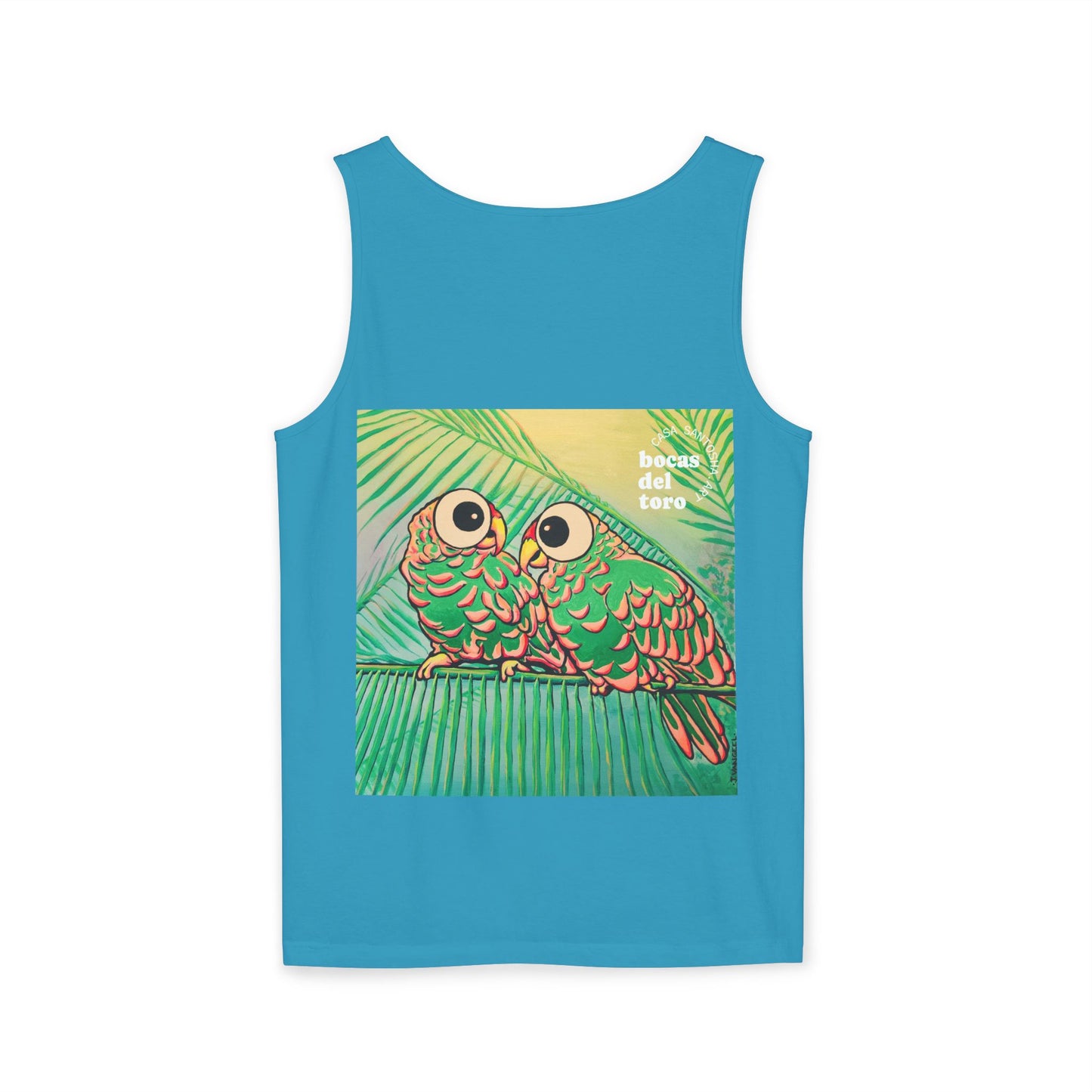 Unisex Chatty Cyclops Parrots Tank Top - Perfect for Summer Vibes