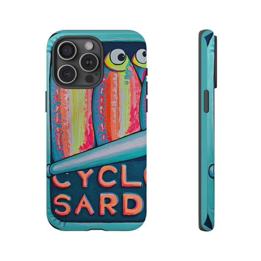 Neon Sardines Tough Phone Case