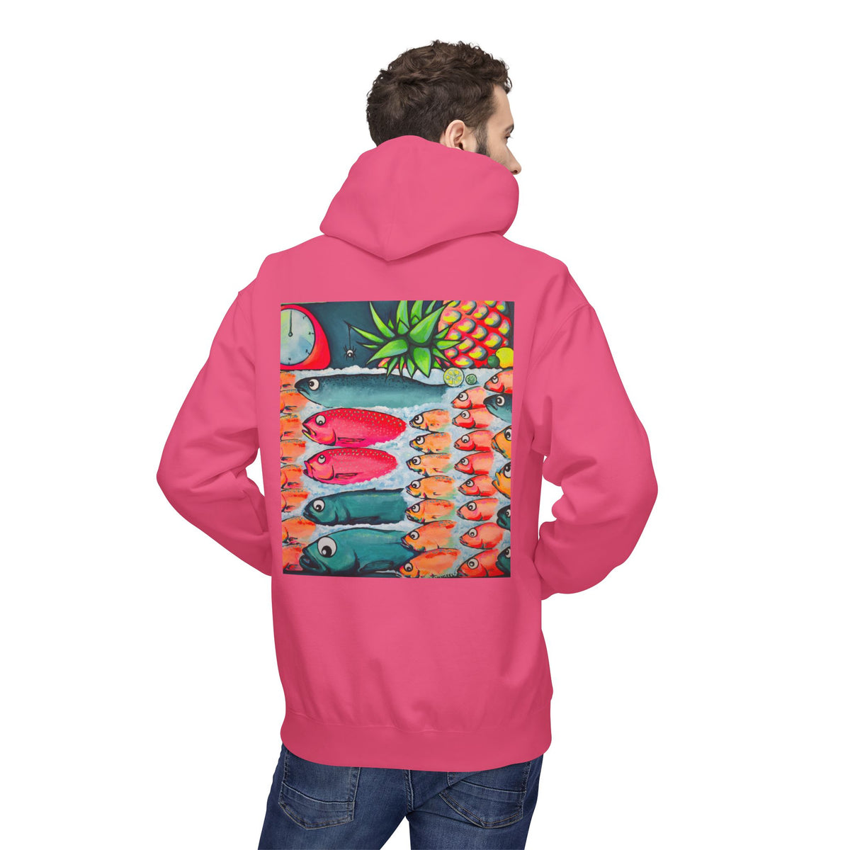 Unisex Neon Cabo Fish Market Soft Hoodie