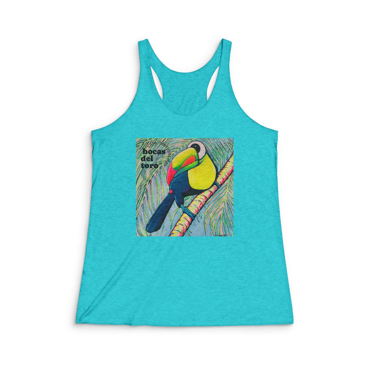 Women's Cyclops Toucan Graphic Racerback Tank