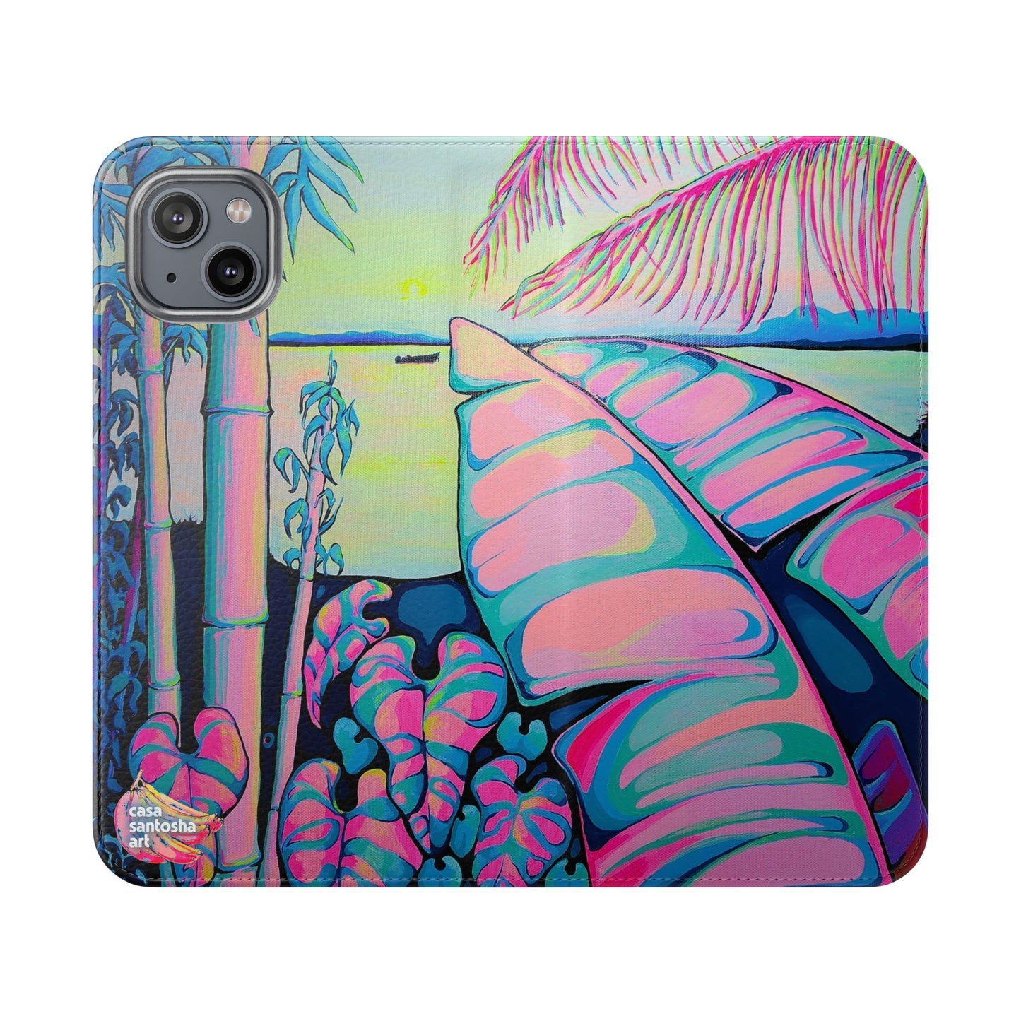 Serenity Bocas Flip Phone Case – Wallet Cover with Card Slots