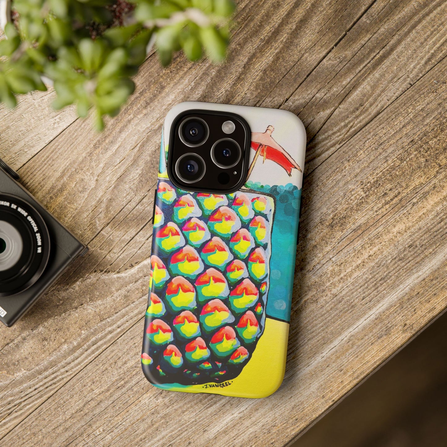 Neon Piña Colada Tough Phone Case