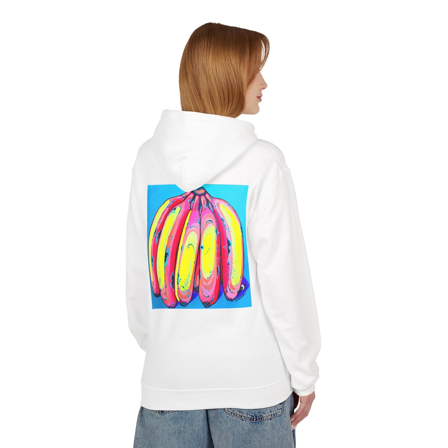 Unisex Neon Fat Bananas Soft Hoodie