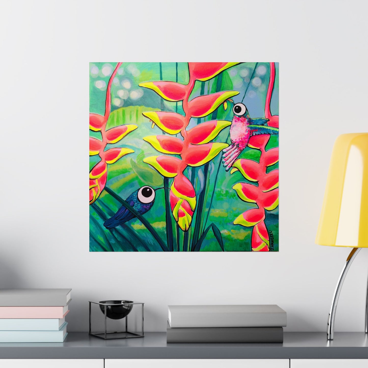 Cyclops Hummingbirds Giclée Art Poster