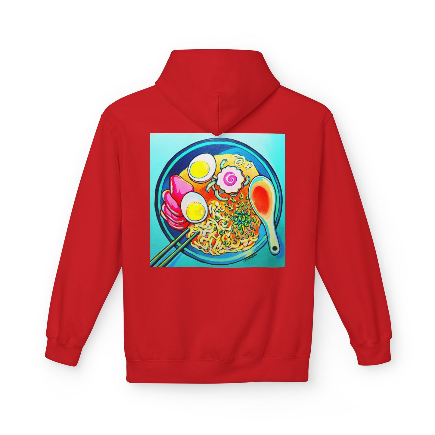Unisex Neon Ramen Soft Hoodie