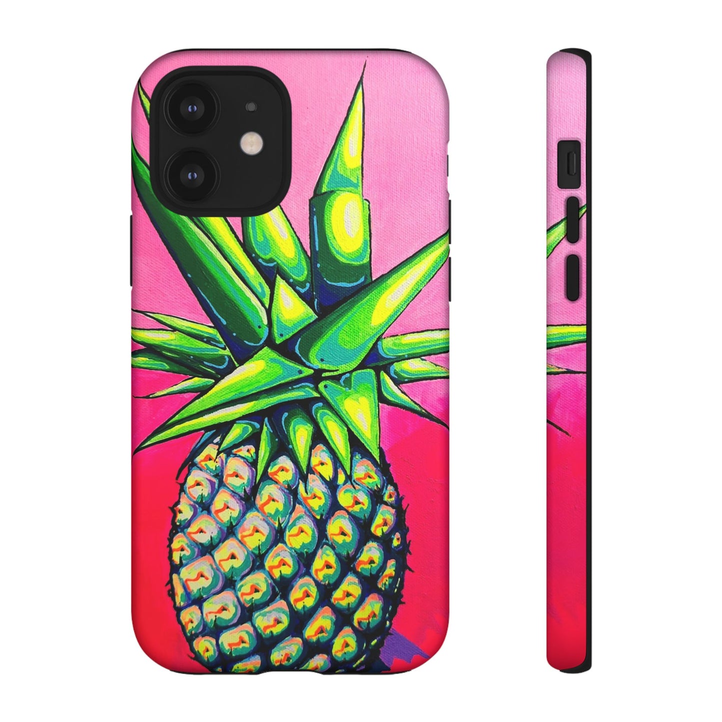 Neon Pineapple Tough Phone Case