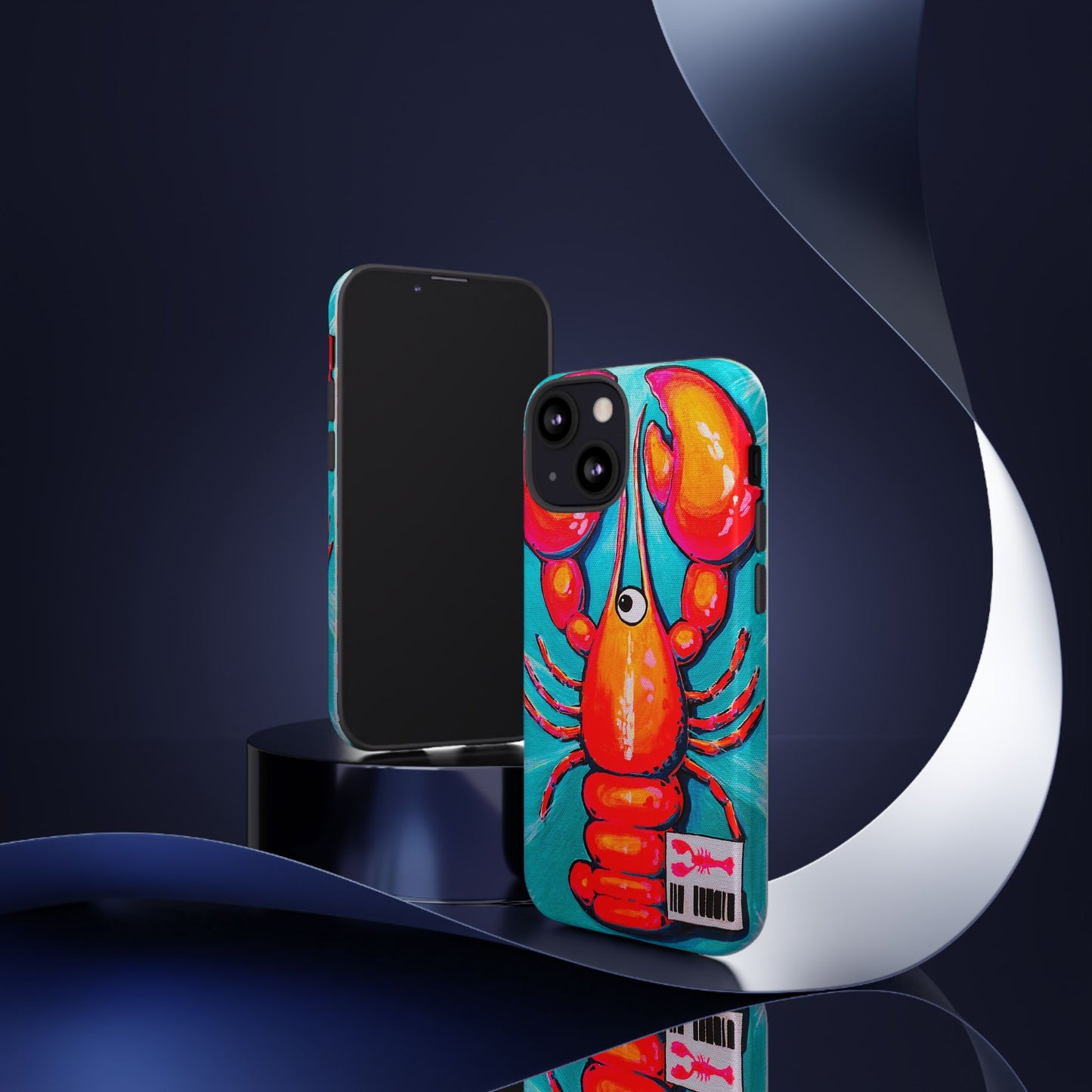 Neon Lobster Tough Phone Case