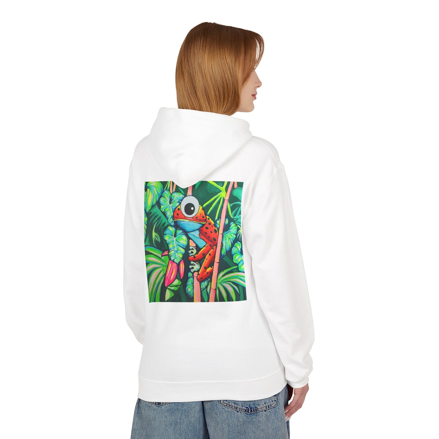 Unisex Cyclops Red Frog Soft Hoodie