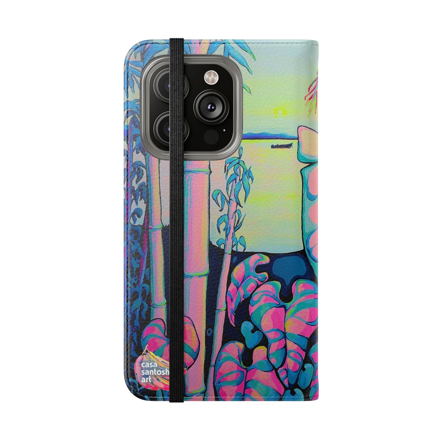 Serenity Bocas Flip Phone Case – Wallet Cover with Card Slots