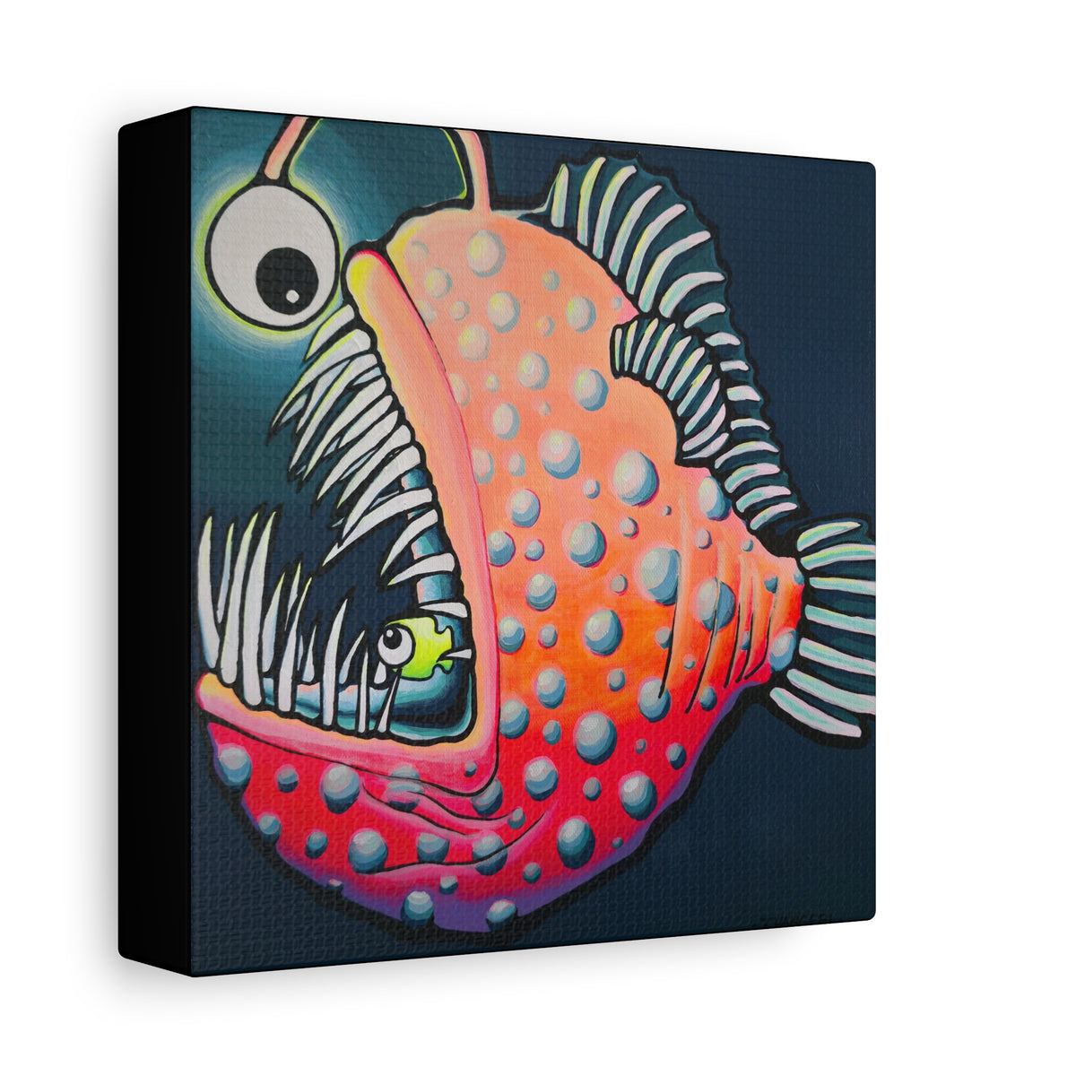 Cyclops Anglerfish Canvas Wall Art