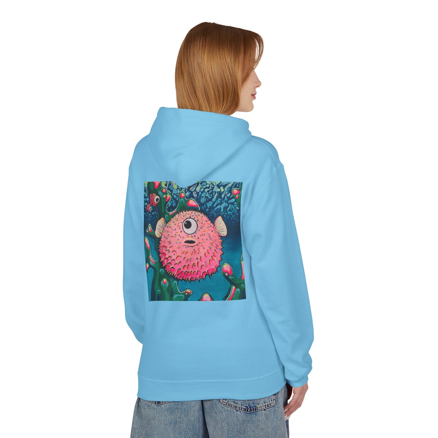 Unisex Cyclops Pufferfish Soft Hoodie