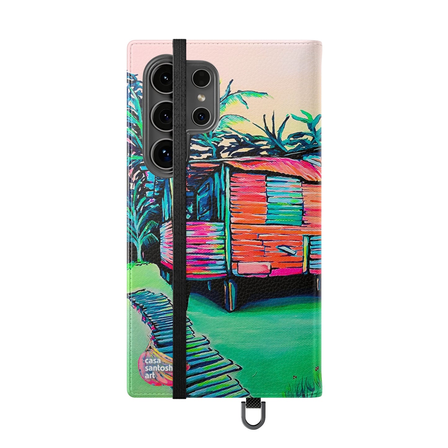 Luis Russell House Bocas Flip Phone Case – Wallet Cover with Card Slots