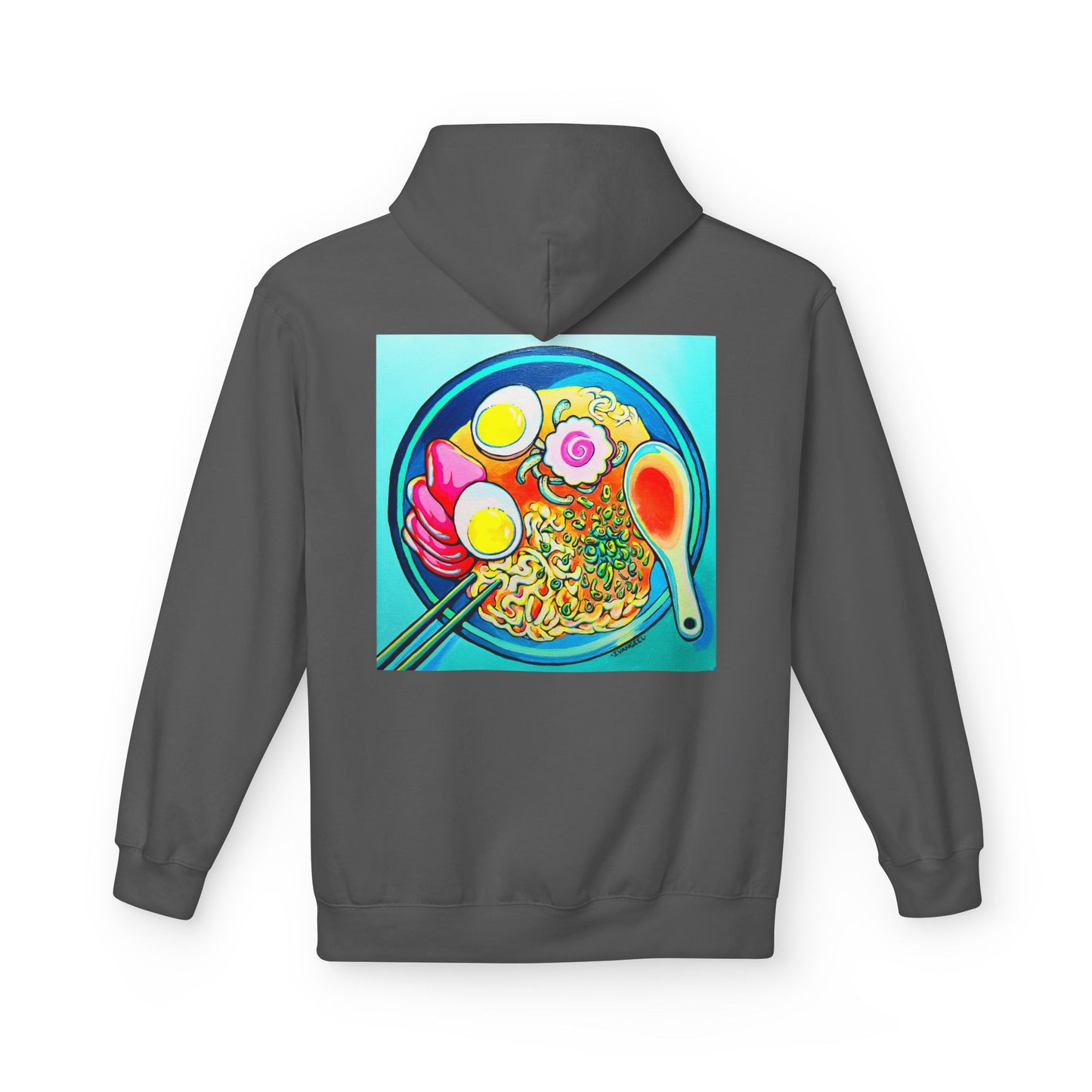 Unisex Neon Ramen Soft Hoodie