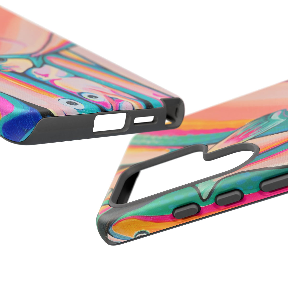 Neon Fish Tough Phone Case