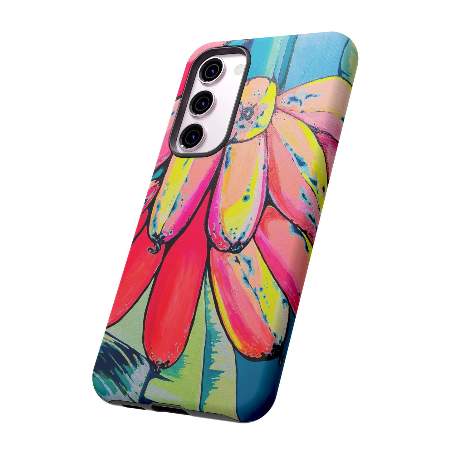 Neon Primitivo Bananas Tough Phone Case