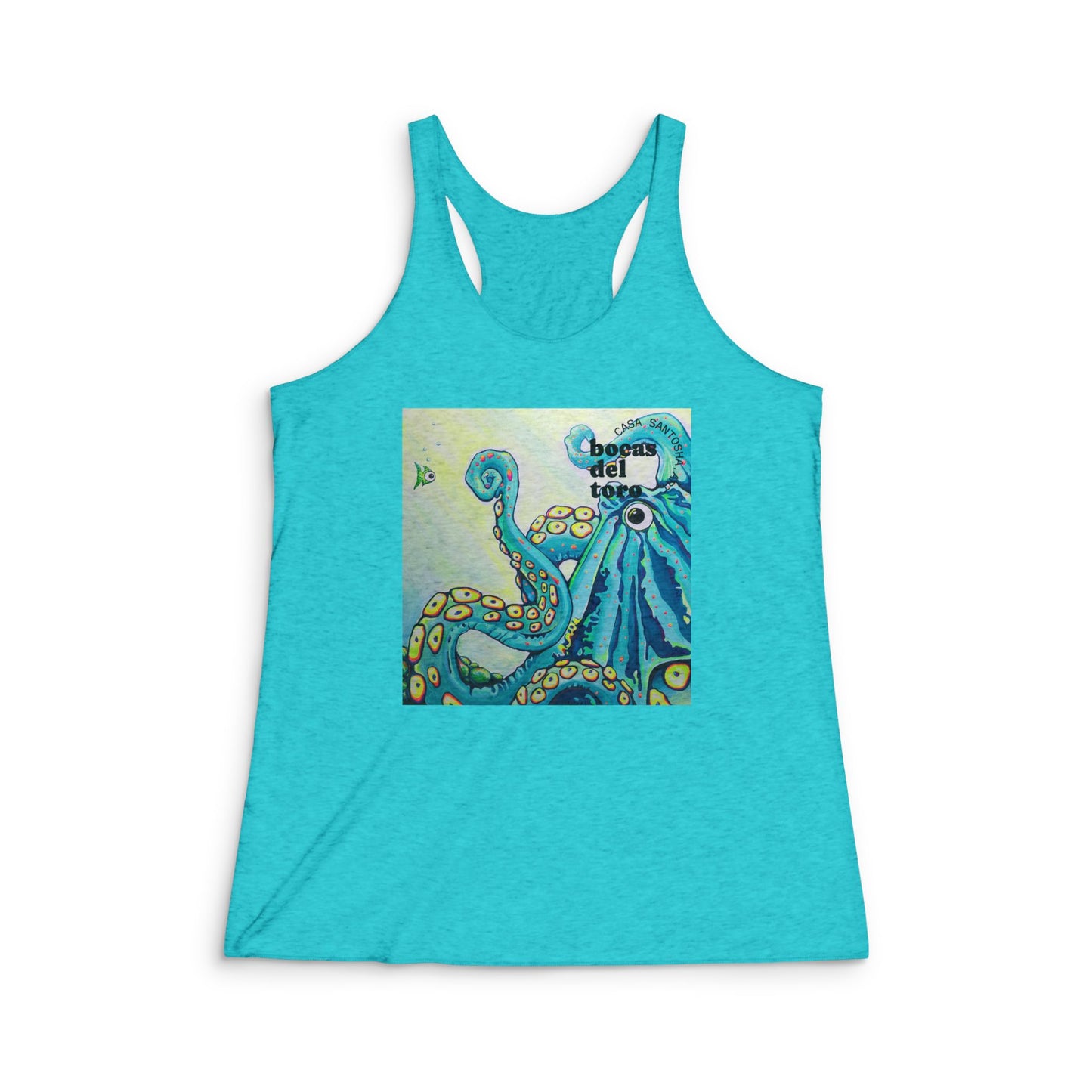Women's Cyclops Octopus Graphic Racerback Tank