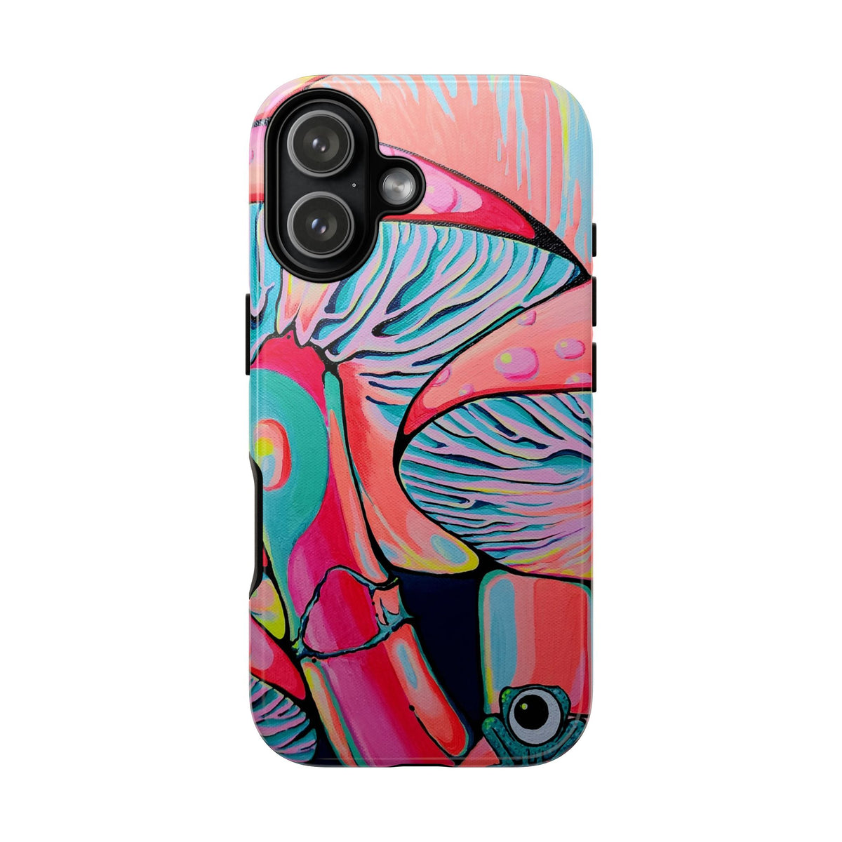 Coque de téléphone résistante Trippy Mushrooms