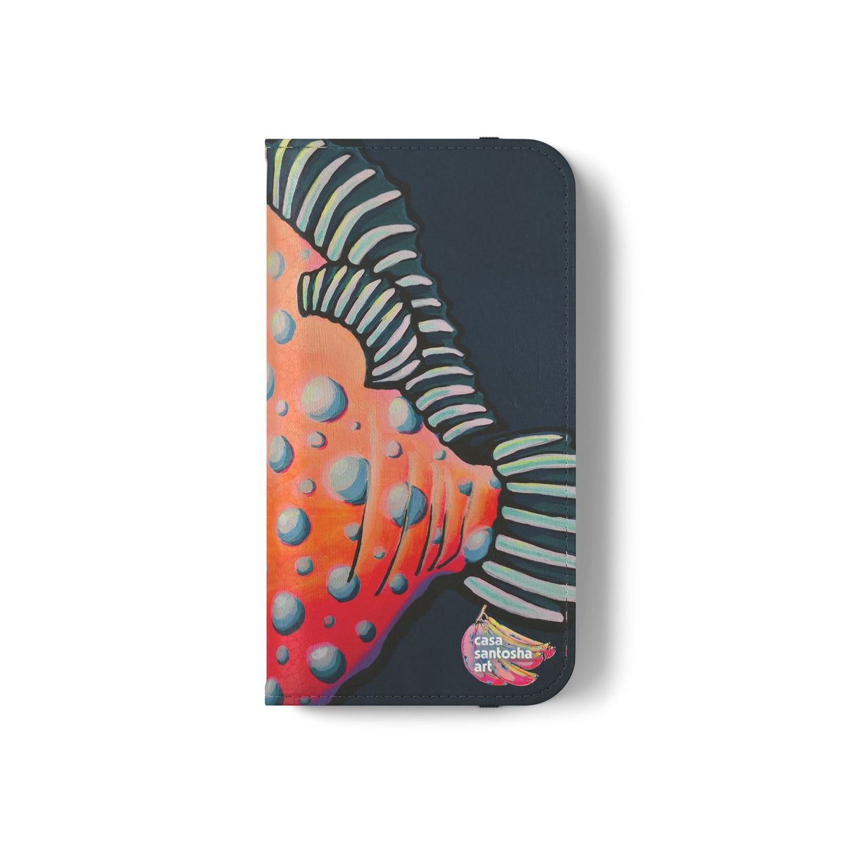 Cyclops Anglerfish Flip Phone Case – Wallet Cover with Card Slots