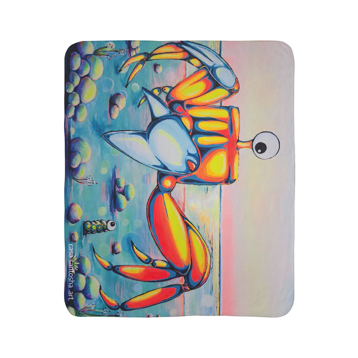 Cyclops Crab Fleece Sherpa Blanket